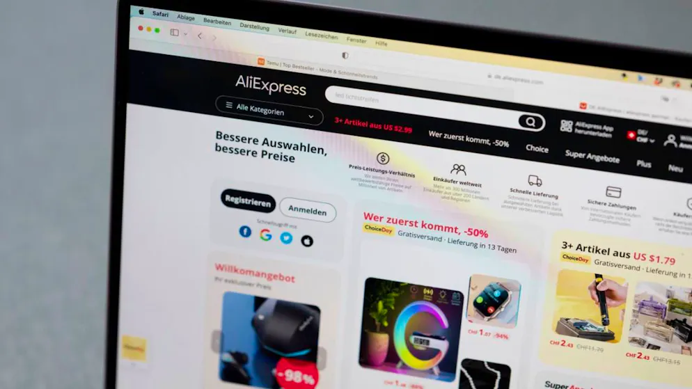 Selon la Commission européenne, AliExpress "a enfreint son obligation d'évaluer et d'atténuer les risques liés à la diffusion de produits illégaux" comme des contrefaçons ou des articles non conformes aux normes de sécurité européenne (archives).
