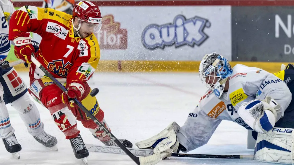 Ramon Tanner (ici avec Bienne) va être testé cet été au HC Lugano.