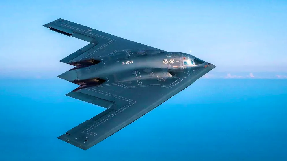 B-52 long-range bombers and B2 stealth bombers (photo) can carry the bunker-busting bombs (GBU-57).