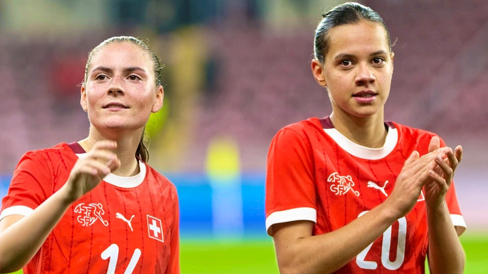 Smilla Vallotto (left) and Iman Beney will play for a new club after the European Championships.