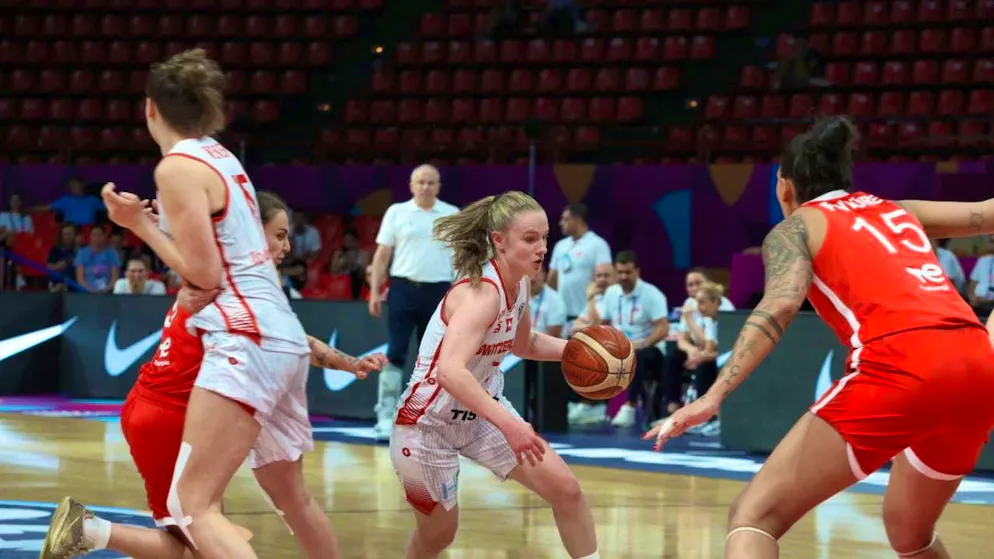 Viktoria Ranisavljevic was Switzerland's best scorer.