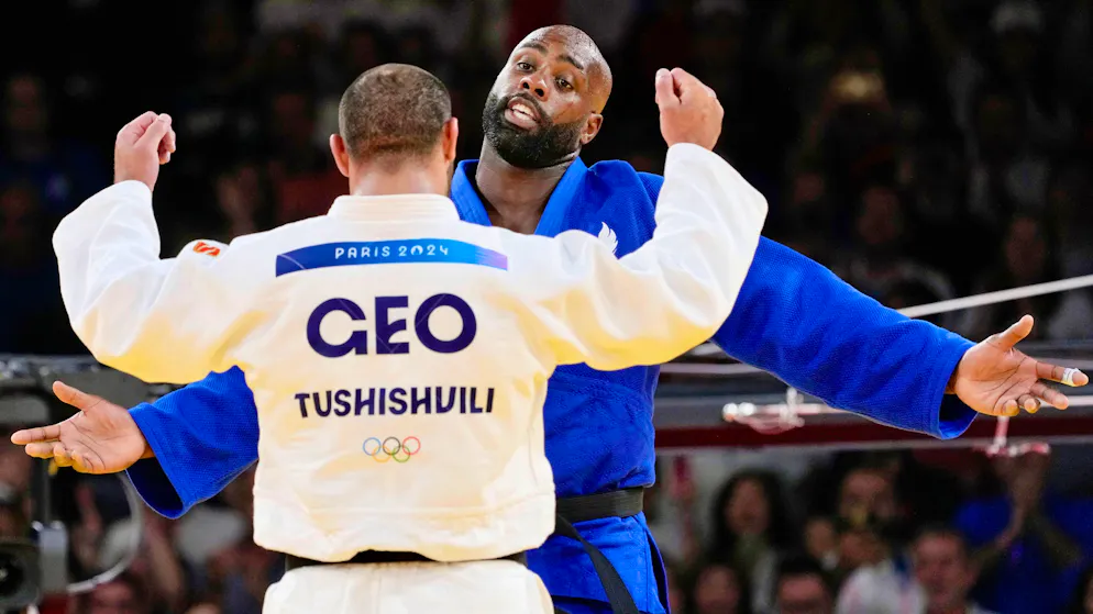 Un an après leur combat électrique aux JO, la tension n’est pas redescendue entre Teddy Riner et Guram Tushishvili.