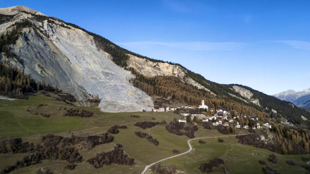 Le village de Brienz évacué dans la vallée de l'Albula (Archives)