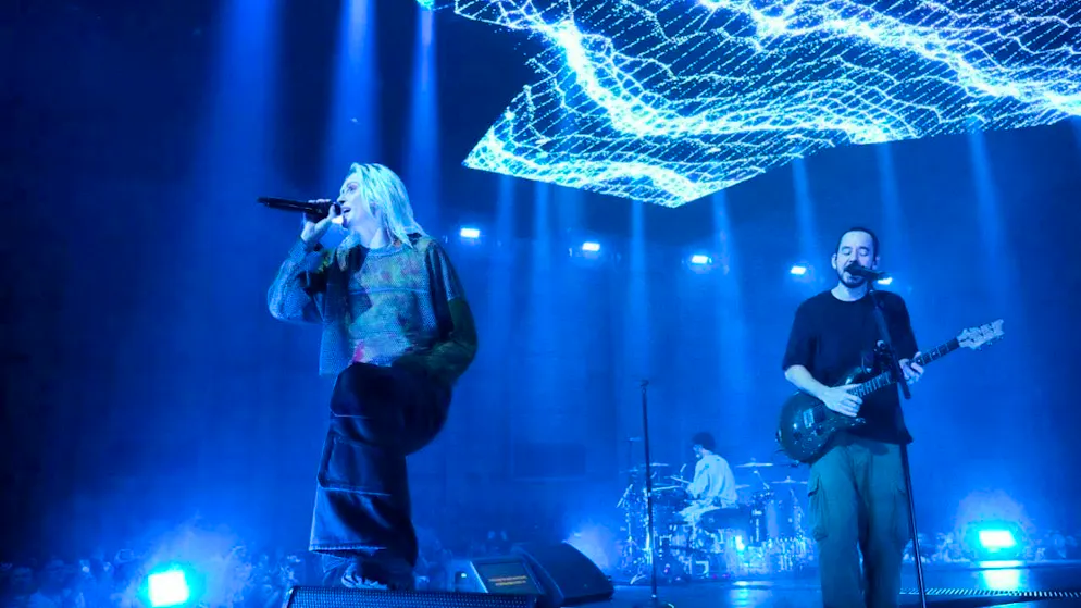 Linkin Park at a concert in Los Angeles. They will not be performing in Bern on Friday, as was announced at short notice.