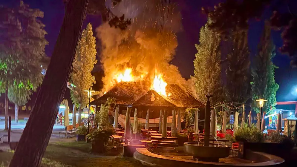 What next for Zurich's Josefwiese?. Kiosk burns down the day before the season highlight - 
