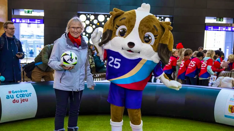 Madeleine Boll - the pioneer and door opener - Gallery. "Maddli", the mascot for Euro 2025, is named after Madeleine Boll.
