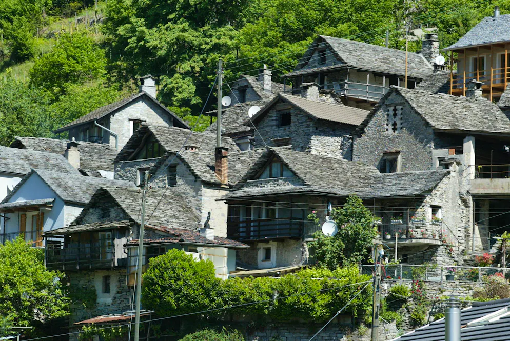 Un particolare del villaggio di Vogorno (immagine d'archivio). 