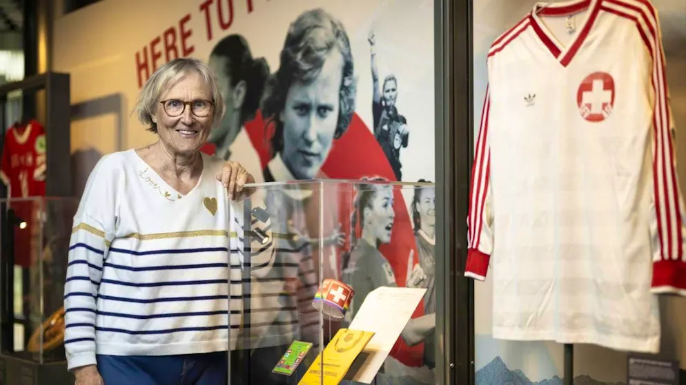 Madeleine Boll - the pioneer and door opener - Gallery. Boll and her story are part of a special exhibition at the FIFA Museum.