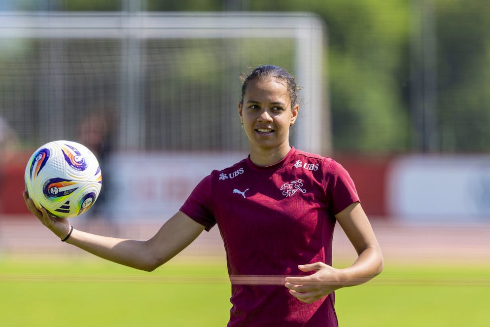 Iman Beney, unique Romande dans la liste provisoire pour l’Euro dames.