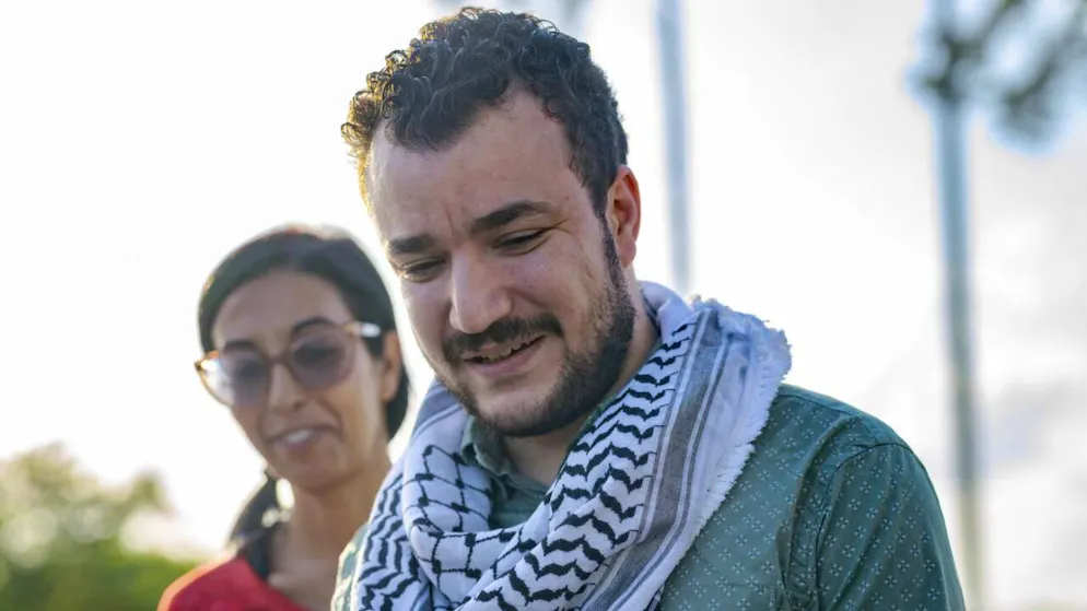 L'activiste palestinien Mahmoud Khalil s'est exprimé après sa libération d'un centre de détention fédéral.