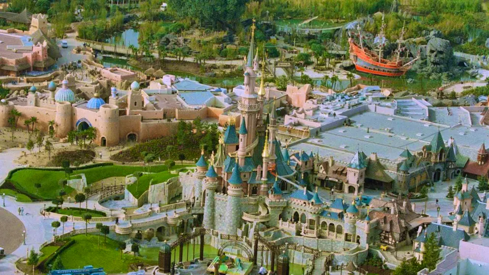 Vue aérienne de Disneyland Paris (photo d'archive)