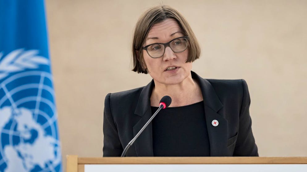 Die IKRK-Präsidentin Mirjana Spoljaric warnt eindringlich vor einer Ausweitung des Konflikts.