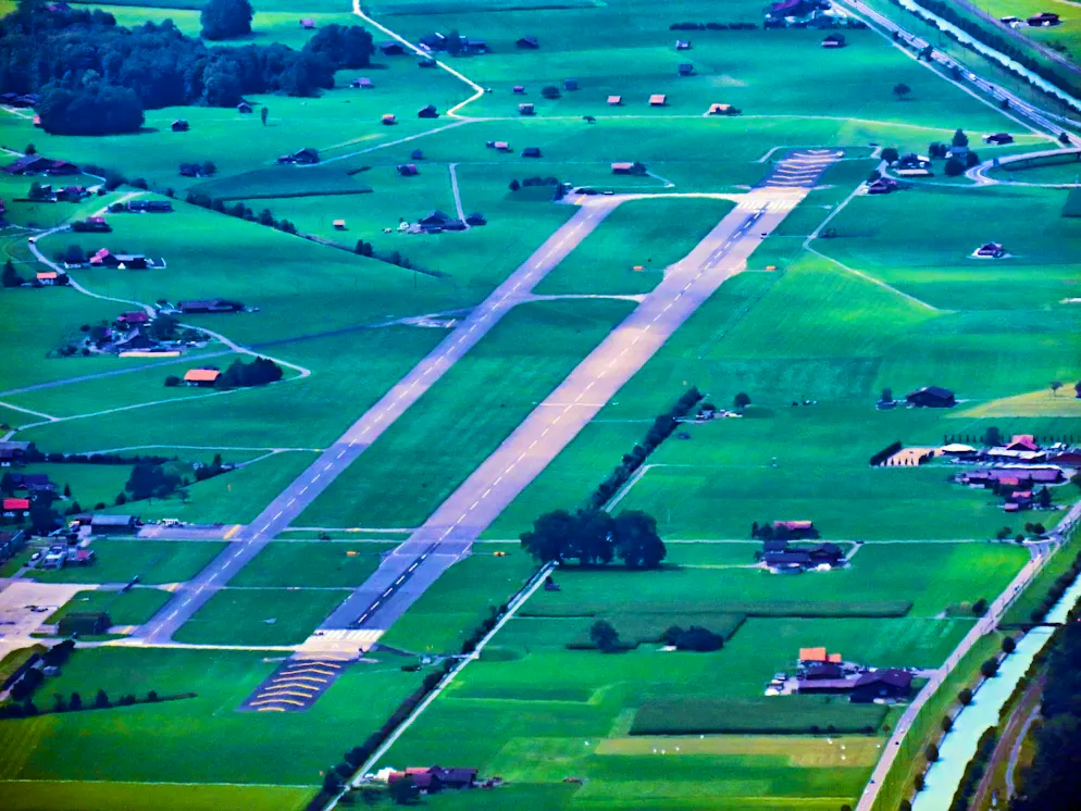 Suspicious drones were circling near the Meiringen military airfield.