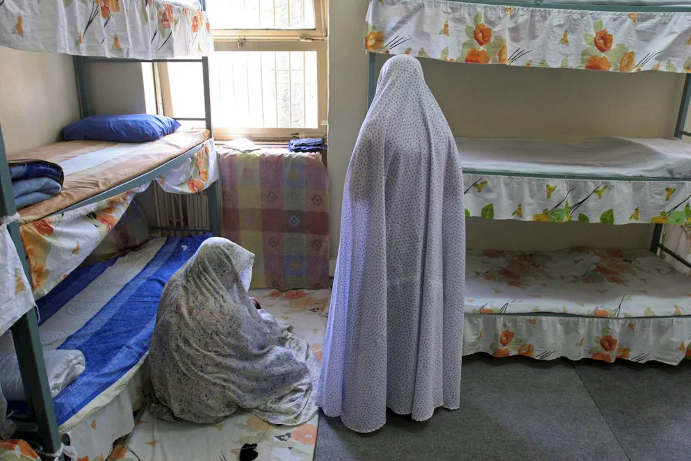 Des prisonnières iraniennes dans leur cellule de la prison d'Evin à Téhéran, en Iran. (Photo d'archives)