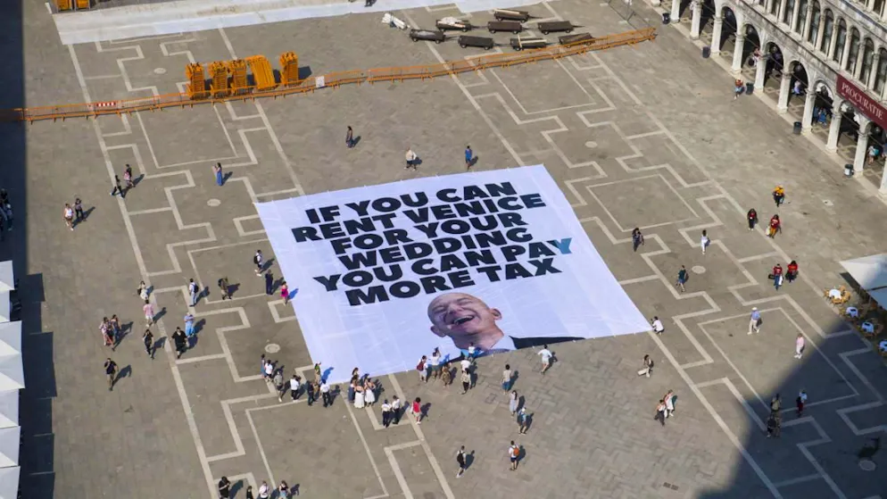 Cambio di programma. Nozze di Jeff Bezos: il maxi veliero non arriverà a Venezia?