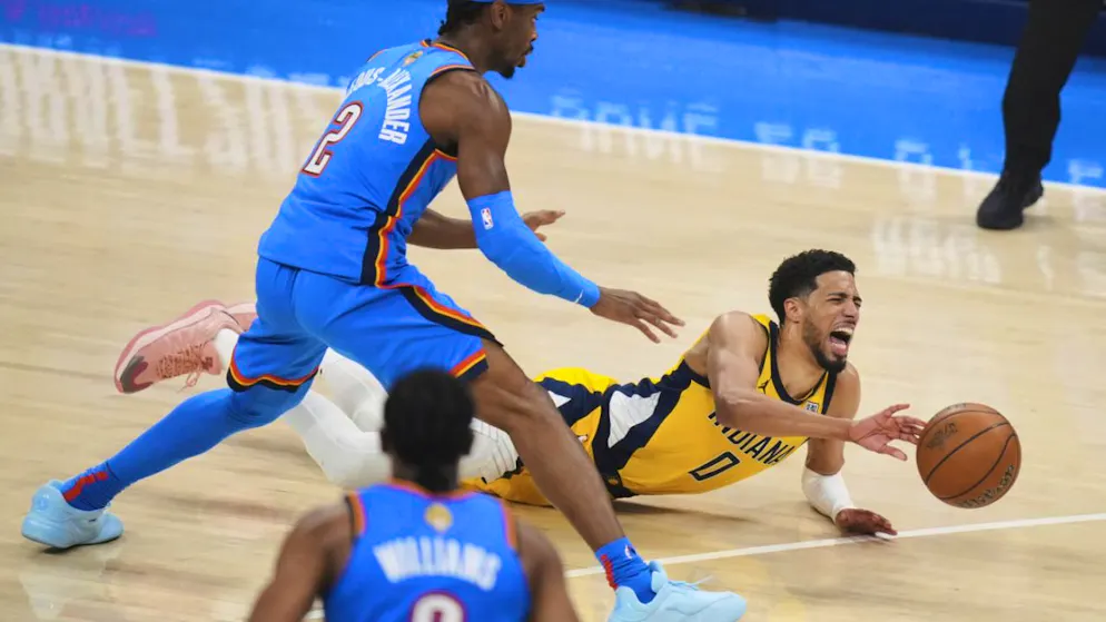 Tyrese Haliburton s'est gravement blessé lors de l'ultime acte de la finale NBA perdu dimanche contre Oklahoma City.