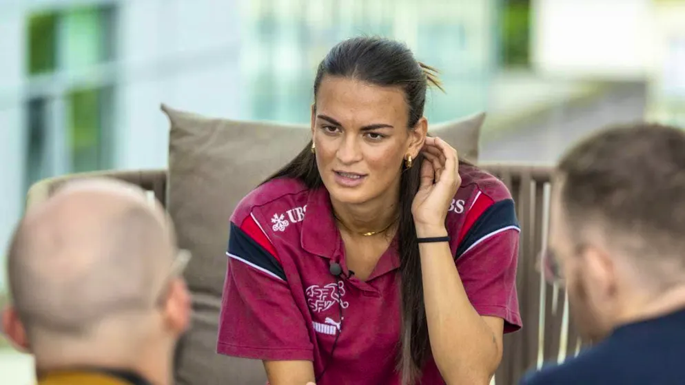 Riola Xhemaili has settled her sporting future