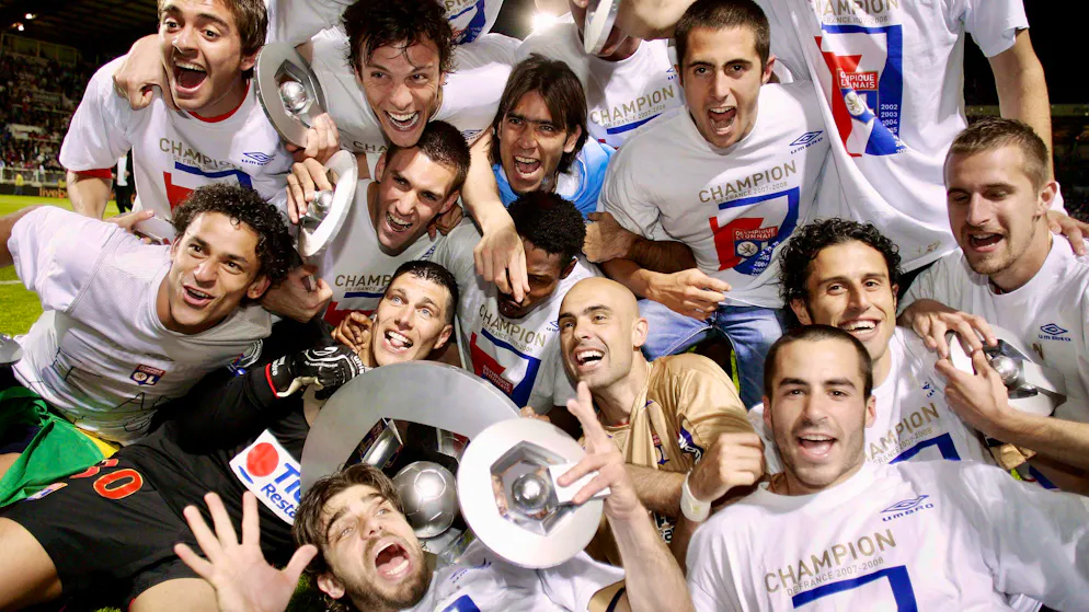 Lyon a remporté sept titres de champion de France de suite, le dernier en 2008.