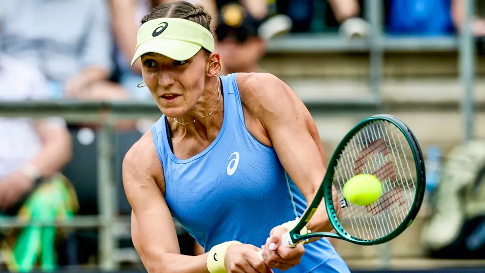 Rebeka Masarova a passé le premier tour des qualifications à Wimbledon.