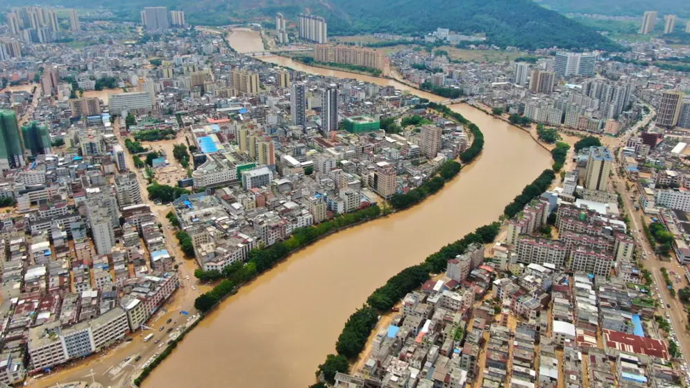 Des pluies torrentielles se déversent sur plusieurs régions de Chine, notamment dans la province du Guangdong.