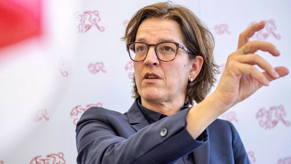 Tatjana Hänni (here in 2020) was an important figure in the Swiss candidacy for the organization of the Euro Dames 2025. "a worst scenario cannot ruled