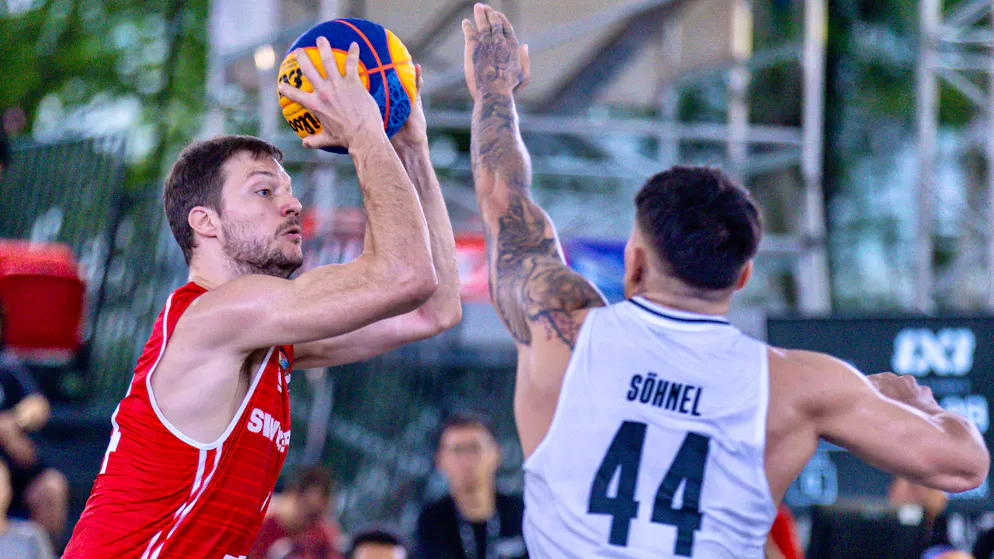 Jonathan Dubas et ses équipiers joueront les médailles lors du Mondial de 3x3 (archive).