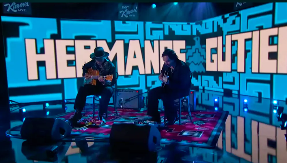 Hermanos Gutiérrez: How the first Swiss band fared on Jimmy Kimmel's
