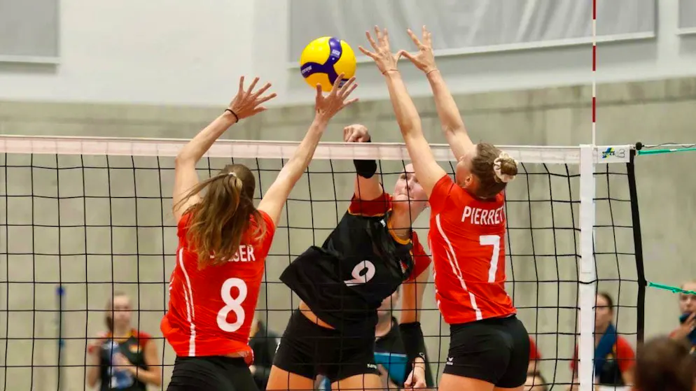 The Swiss volleyball players have the chance to advance to the European Golden League with a win in the final (archive photo)