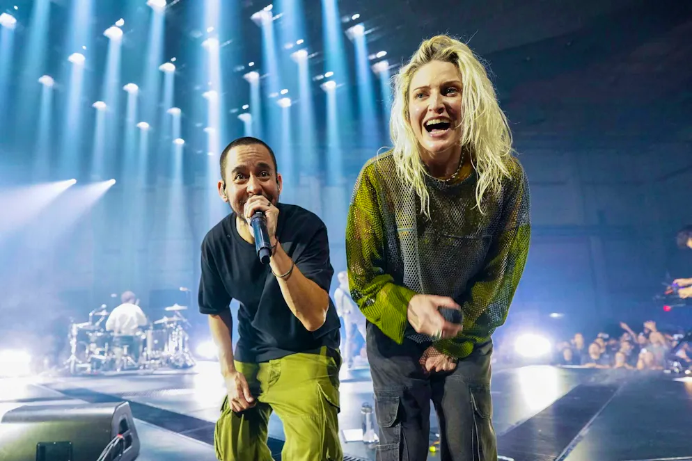 After a seven-year break, the US band Linkin Park is back with a new front woman. (archive photo)