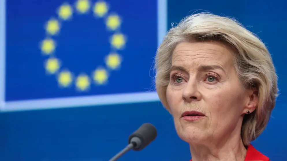 La présidente de la Commission européenne Ursula von der Leyen a été "encouragée à parvenir rapidement à un accord" avec les Etats-Unis par le chancelier allemand.