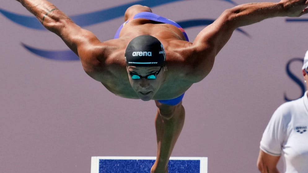 Noè Ponti war über 100 m Delfin auch in Rom eine Klasse für sich