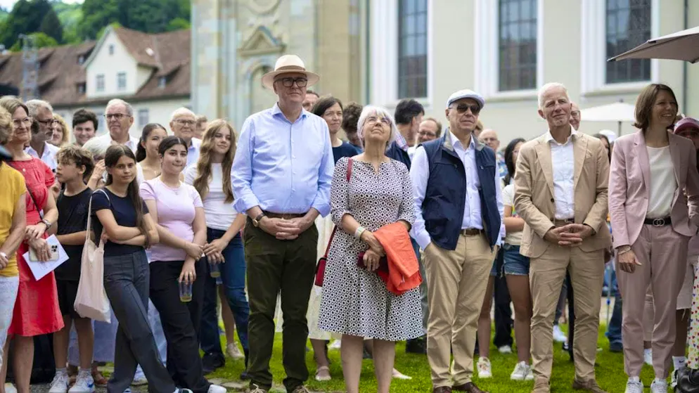 Second day of Federal Council trip leads to St. Gallen - Gallery. The federal government visited St. Gallen on Friday.