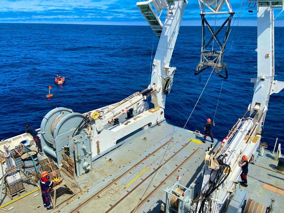 Researchers find more than 1,000 nuclear waste drums in the Atlantic - Gallery. The international research team set off in mid-June from Brest in western France on their ship "L'Atalante" to search the Western European basin of the Atlantic.