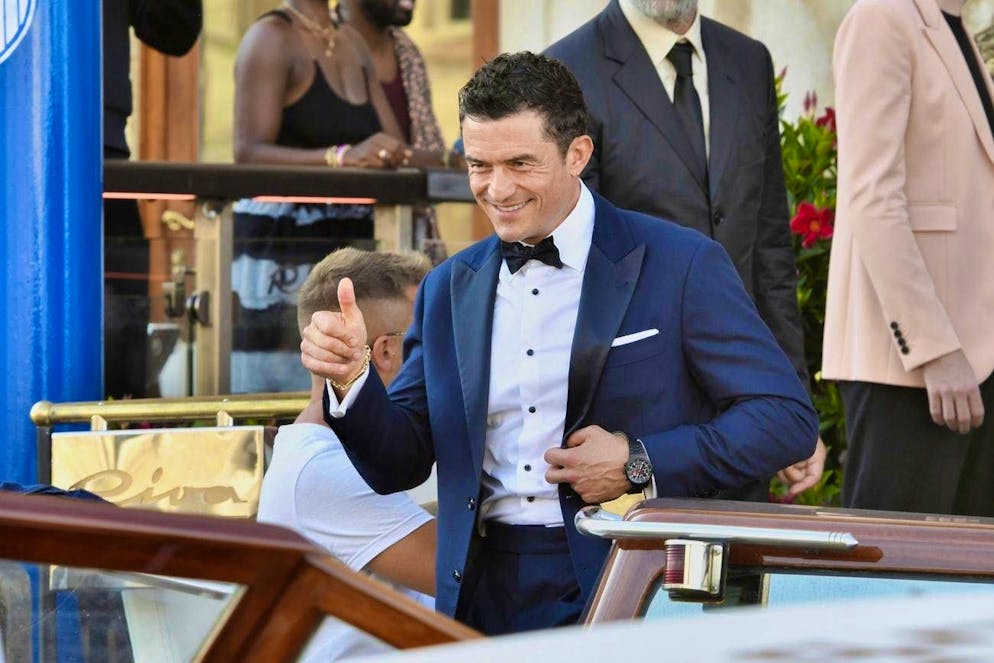 Les meilleures photos du mariage de Jeff Bezos et de Lauren Sánchez. ... et l'acteur Orlando Bloom.