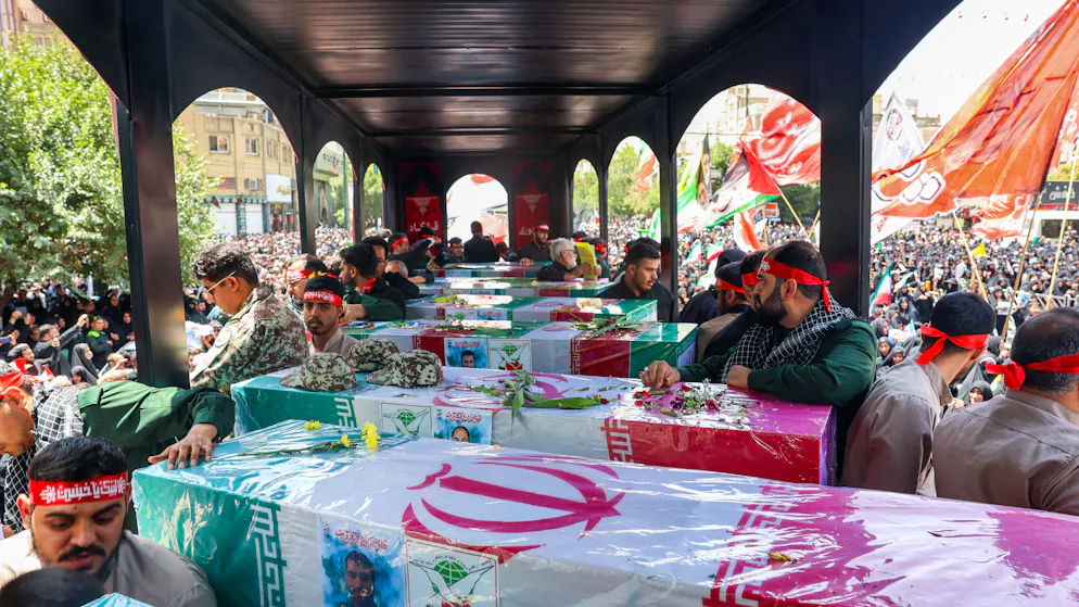 Guerre de douze jours. En grandes pompes, l’Iran orchestre les funérailles de ses «martyrs»