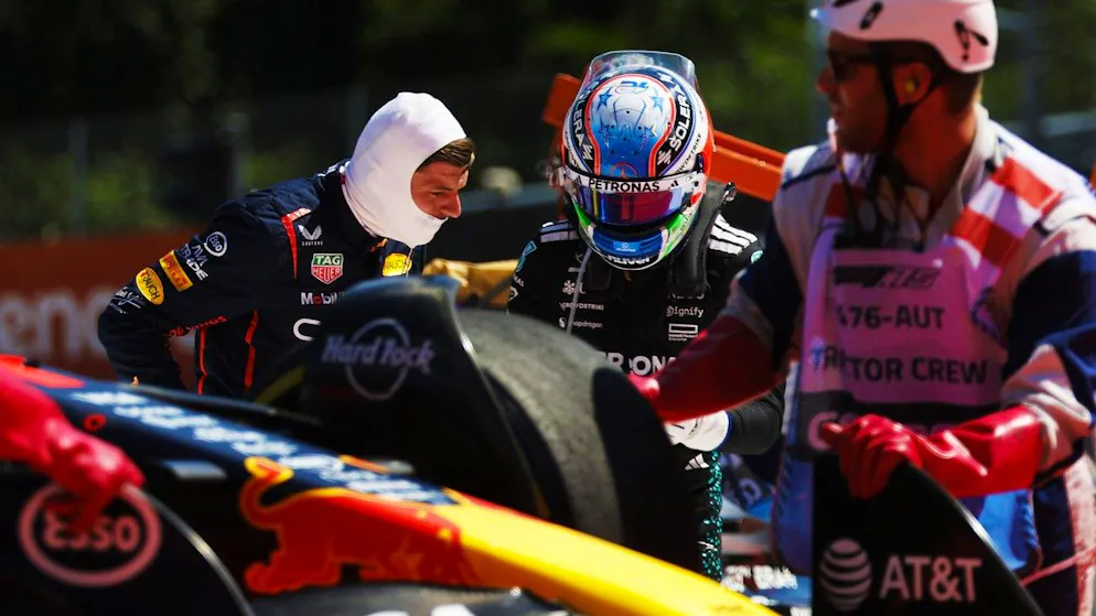 GP d'Autriche. Erreur de jeunesse : Antonelli pénalisé après avoir percuté Verstappen