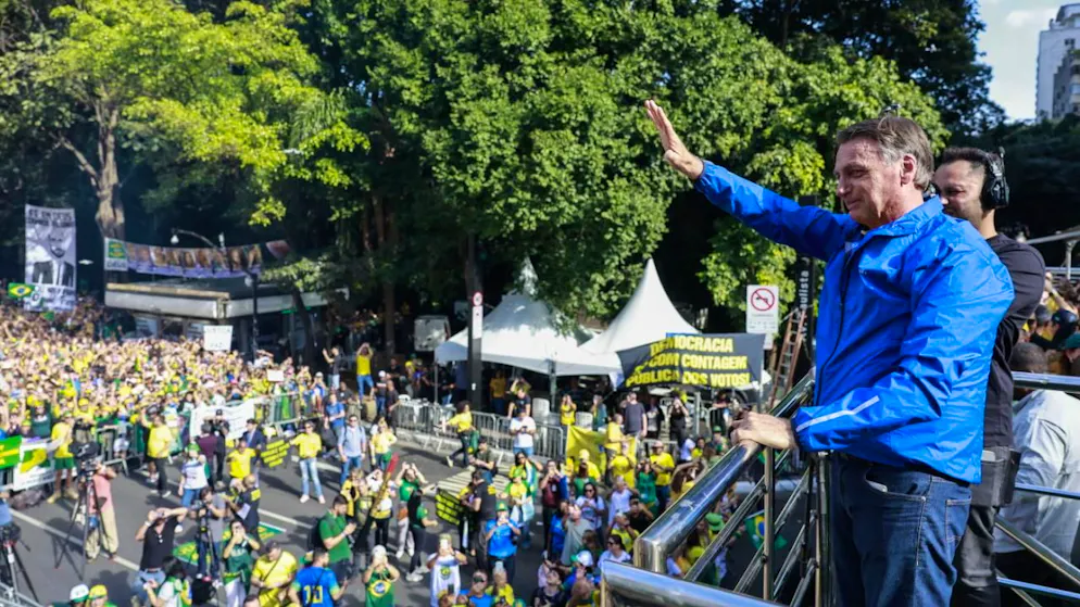L'affluence des soutiens à Jair Bolsonaro était en nette baisse dimanche à São Paulo par rapport aux rassemblements d'avril et de février.