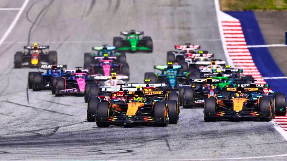 Norris wins ahead of Piastri - Double points for Team Sauber - Gallery. The beginning of Lando Norris and Oscar Piastri's demonstration of power in the McLaren