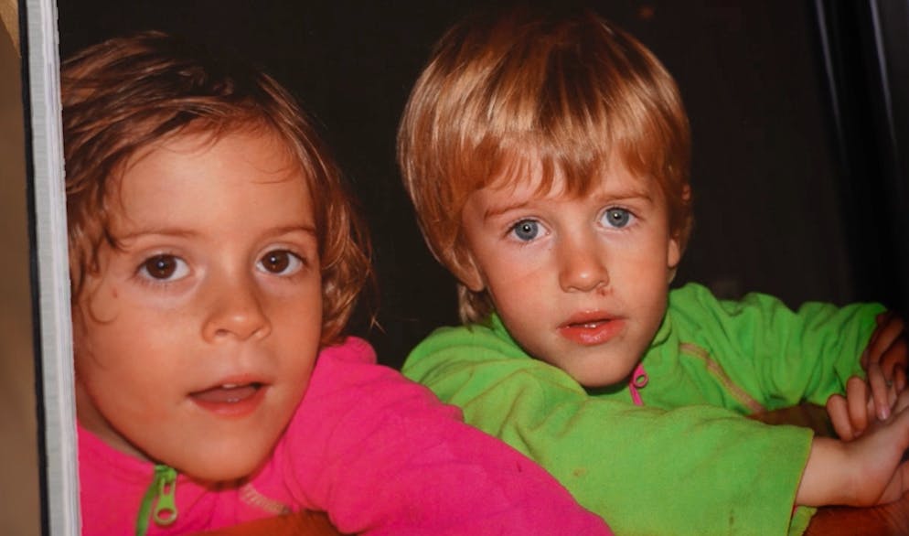 Smilla Vallotto und ihr Zwillingsbruder.