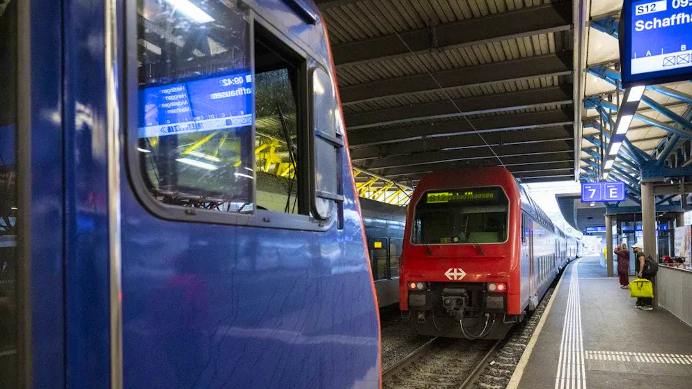 Nell'area di Zurigo, alcuni treni della S-Bahn viaggiano senza aria condizionata.