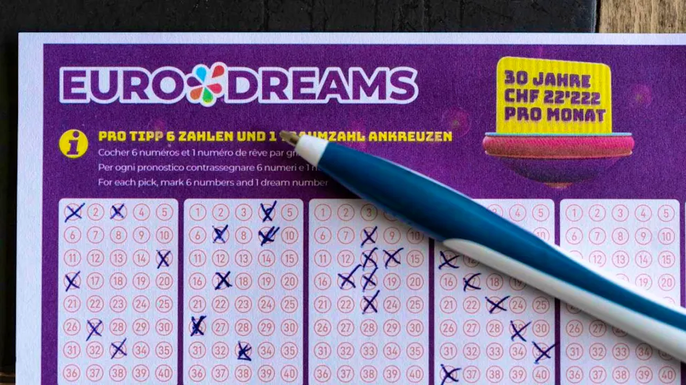 A Euro-Dreams ticket from Swisslos. (symbolic image)