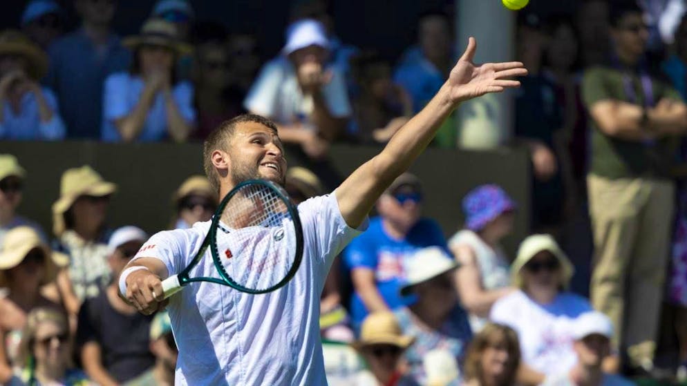 Leandro Riedi fails in the first round on his debut at Wimbledon