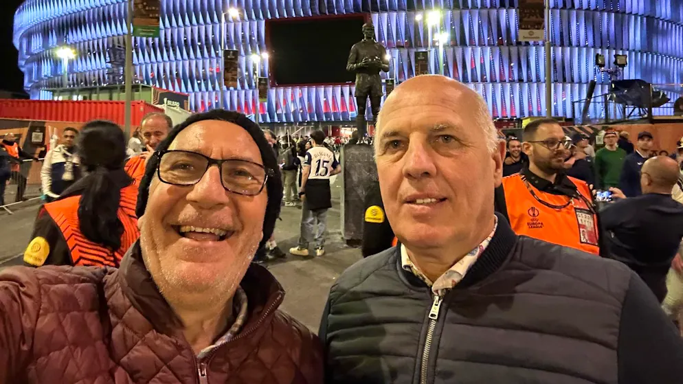 Gaetano et Victor, deux fous de foot.