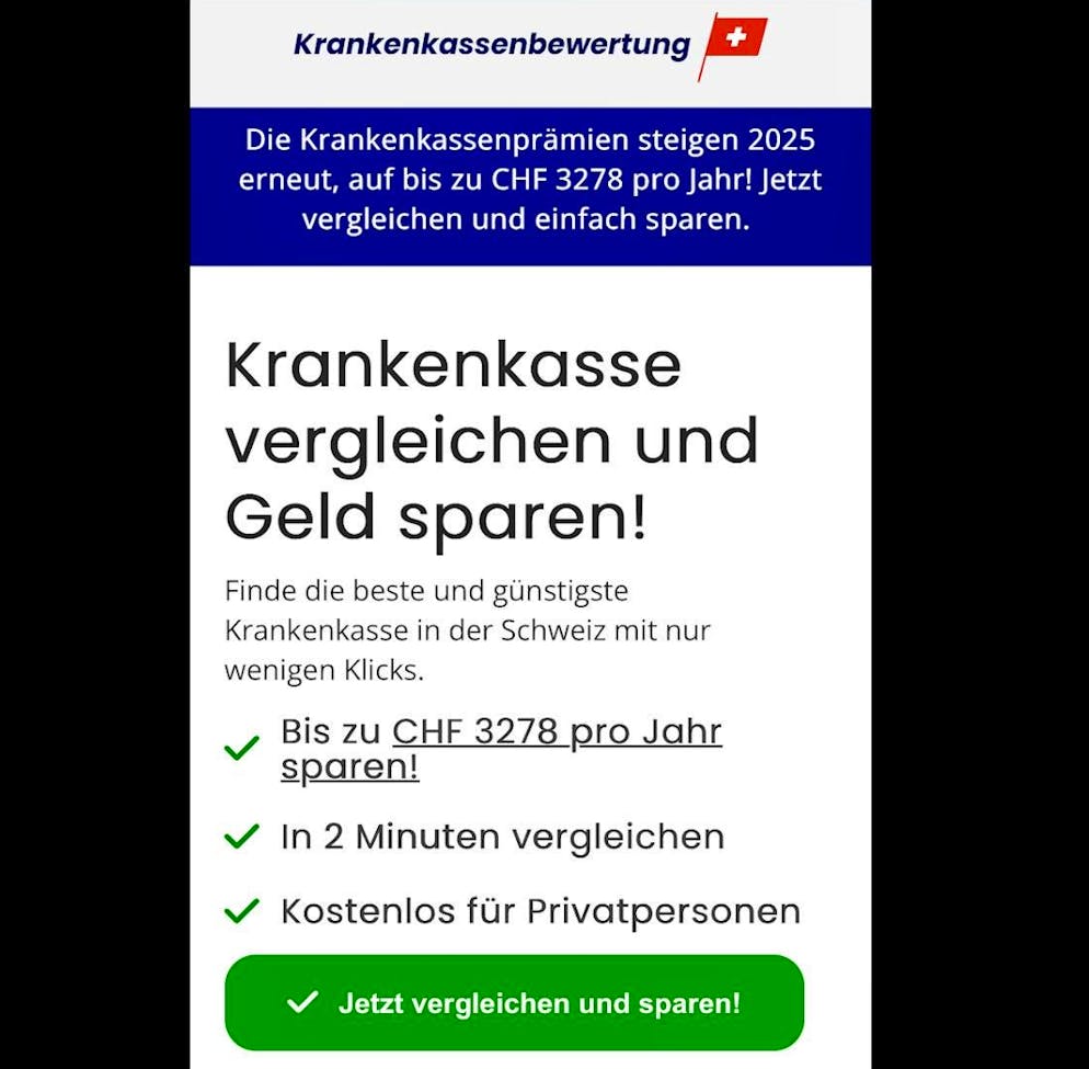 You can change your sick person once a year. We do not currently know how much they will be expensive next year. Despite this, "Evaluation of health funds" advertising for a comparison of the sickness funds.