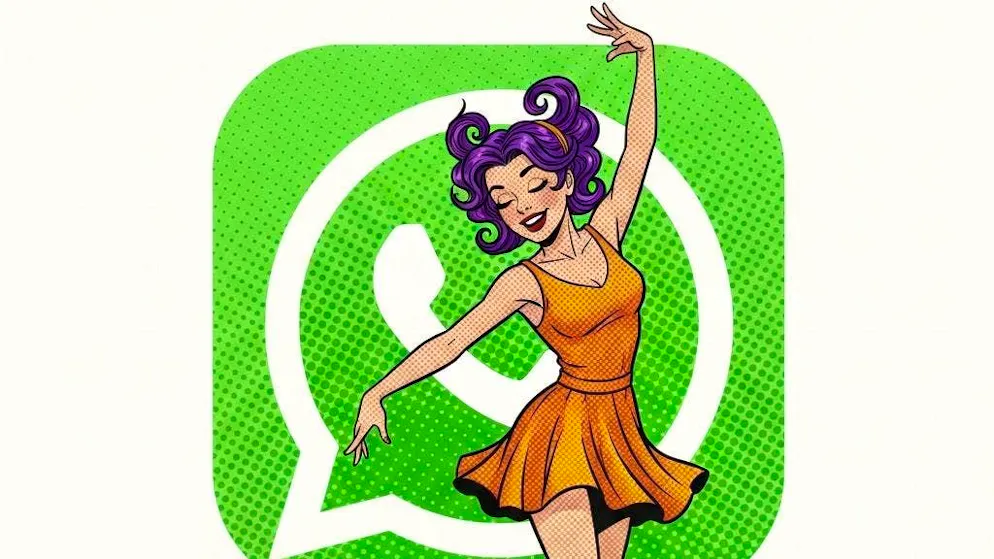 Una ragazza che balla dovrebbe condurre gli utenti di WhatsApp a siti web fraudolenti.