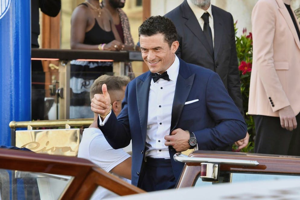 The actor went alone to Jeff Bezos and Lauren Sanchez, Katy Perry, being officially busy preparing his concerts in Australia (Archives). bye katy?: orlando bloom seems