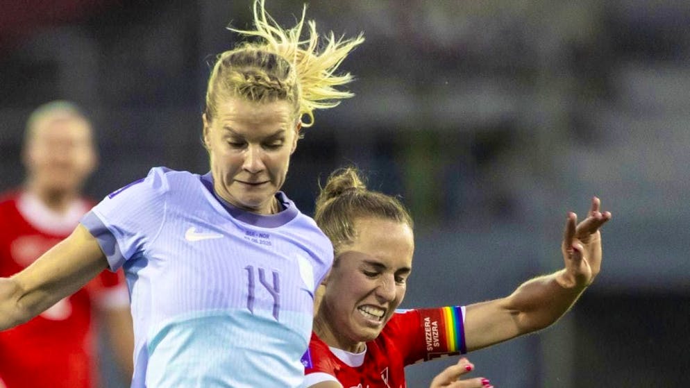 Norway's hopes for the European Championship rest on striker Ada Hegerberg (left)