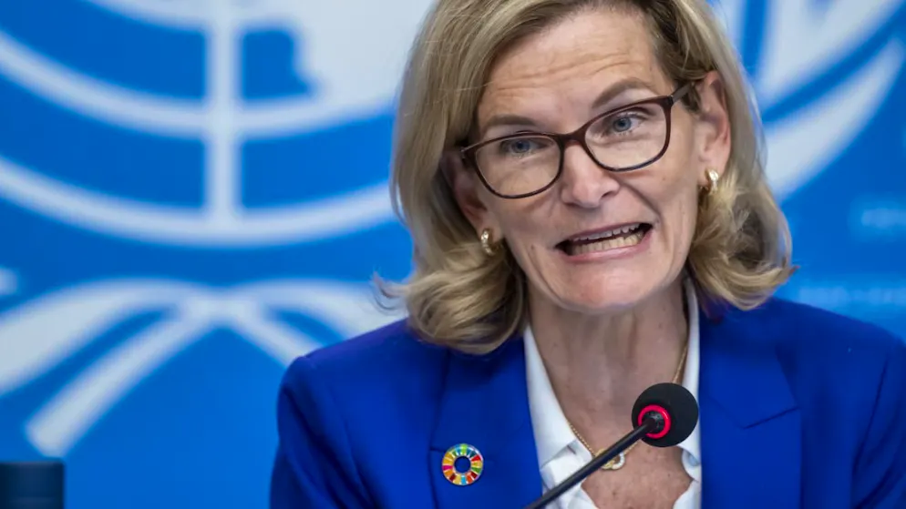 La secrétaire générale de l'Union internationale des télécommunications (UIT) Doreen Bogdan-Martin estime que son organisation n'est "pas immune" même si elle n'a pas affectée par les problèmes actuels de financement dans le système onusien (archives).
