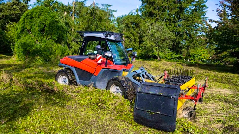 The Swiss manufacturer of agricultural machinery, Aebi Schmidt, started trading on the Nasdaq on Wednesday. (symbolic image)