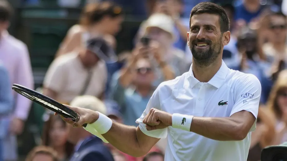 Wimbledon. Novak Djokovic avale Daniel Evans en 1h47